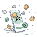 crypto poker stablecoins USDT USDC payments illustration