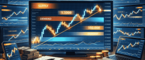 How key levels in forex trading work with support, resistance, and trendlines shown on price charts