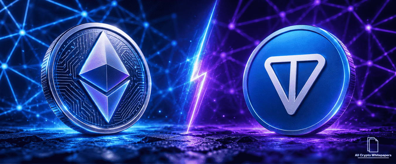 Ethereum vs TON Whitepaper Comparison through technology, scalability, architecture, and ecosystem growth.